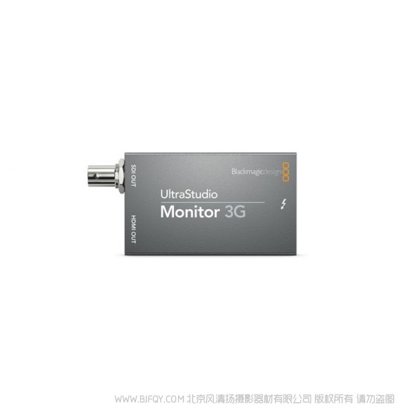 BMD UltraStudio Monitor 3G 超小型3G-SDI和HDMI视频播放方案 Thunderbolt 3 雷电3输出到SDI屏幕