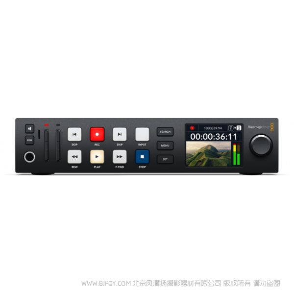 BMD HyperDeck Studio HD Plus  两路6G-SDI输出允许填充和键播放，较高1080p60