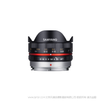森养 SAMYANG 7.5mm F3.5 Fish-Eye Lens 鱼眼镜头 适用于LUMIX G卡口 奥林巴斯 E-P和E-PL卡口