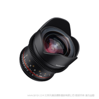 森养 SAMYANG 16mm T2.6 ED AS UMC Cine Lens 电影镜头 全画幅DSLR专用电影镜头 适用于 Canon EF和M口 Sony A和E口 Nikon F口 Fujifilm X口 Pentax K口 三洋 三阳