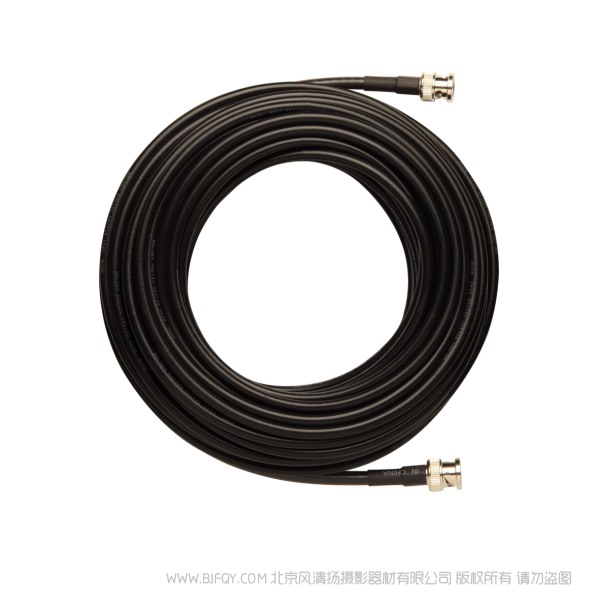舒尔 Shure UA8100 同轴电缆，BNC-BNC，RG213/U型，50Ω，长100英尺（30米）。 