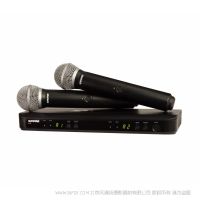 Shure 舒尔 BLX288/PG58 具有两个PG58手持发射器的无线双人声系统 无线手持一拖二麦克风