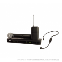 Shure 舒尔 BLX1288/PGA31 带有PG58手持式发射机和PGA31头戴式话筒的无线组合系统  