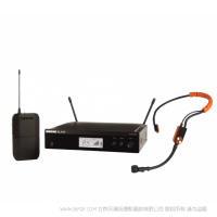 Shure 舒尔 BLX14R/SM31 带SM31FH头戴式话筒的无线机架式健身耳机系统