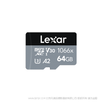 雷克沙 Lexar® Professional 1066x microSDXC™ UHS-I 存储卡SILVER系列 LMS1066
