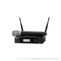 Shure 舒尔 GLXD24R+/B87A 数字无线机架系统（采用BETA®87A人声话筒）
