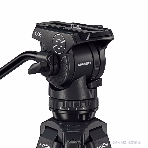  Sachtler 萨科勒  1001M 沙雀 System Ace M MS MKII 中置 微电影三脚架云台套装轻量云台中置脚架摄影摄像专用 