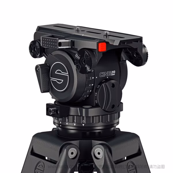  Sachtler 萨科勒 1983 中置碳纤维套装  System Cine 20 HD CF MS  100碗 22KG 电影级大重量液压云台中置套装  