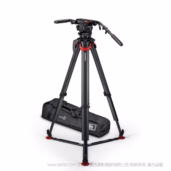  Sachtler 萨科勒 1911-FTGS 地置套装  System Cine 20 flowtech100 GS  100碗 22KG 电影级大重量液压云台地置套装