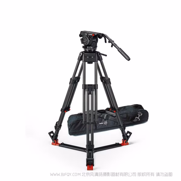  Sachtler 萨科勒 1982 地置碳纤维套装  System Cine 20 HD CF GS  100碗 22KG 电影级大重量液压云台地置套装 