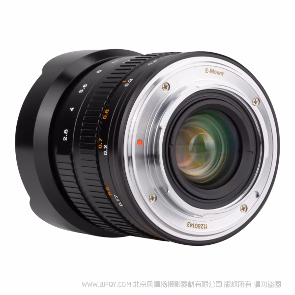 BrightnStar 星曜  星耀 MF 11mm F2.8 ASPH 全画幅 鱼眼 手动对焦镜头  BS-MF1128 180&deg;超广 8组11片