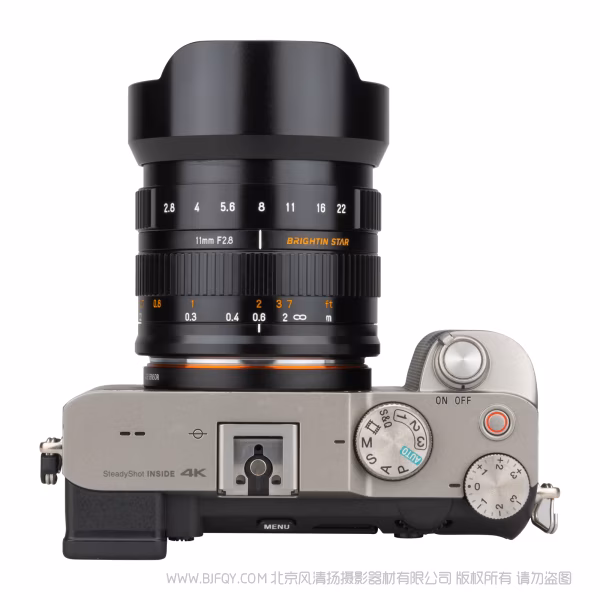 BrightnStar 星曜  星耀 MF 11mm F2.8 ASPH 全画幅 鱼眼 手动对焦镜头  BS-MF1128 180&deg;超广 8组11片