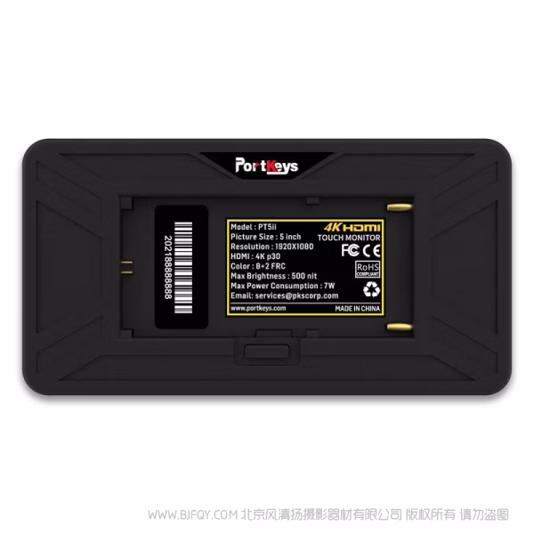  PortKeys 门钥匙 艾肯  PT5 II  5&rdquo; 4K HDMI 30P 专业级监视器