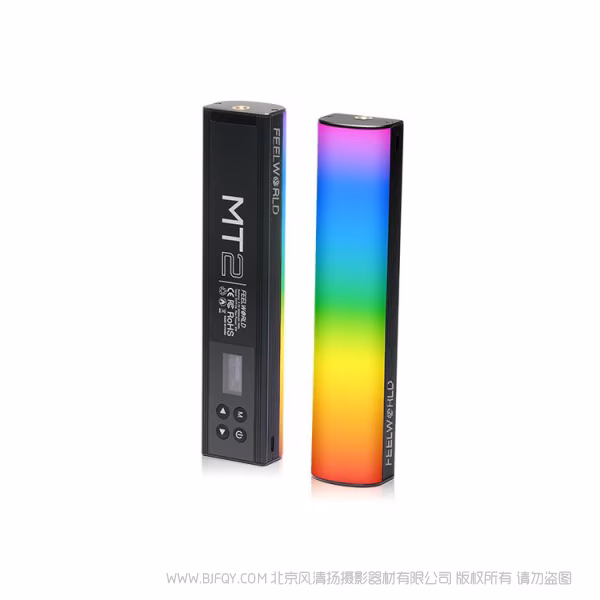 富威德  FEELWORLD MT2 Mini RGBWW全彩像素管灯 内置3000mAh电池 蓝牙APP控制