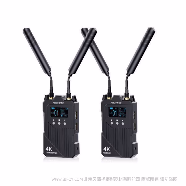  富威德 FEELWORLD WT1H 4K无线图传 全双工语音通话 双HDMI直播推流  带通话的图传