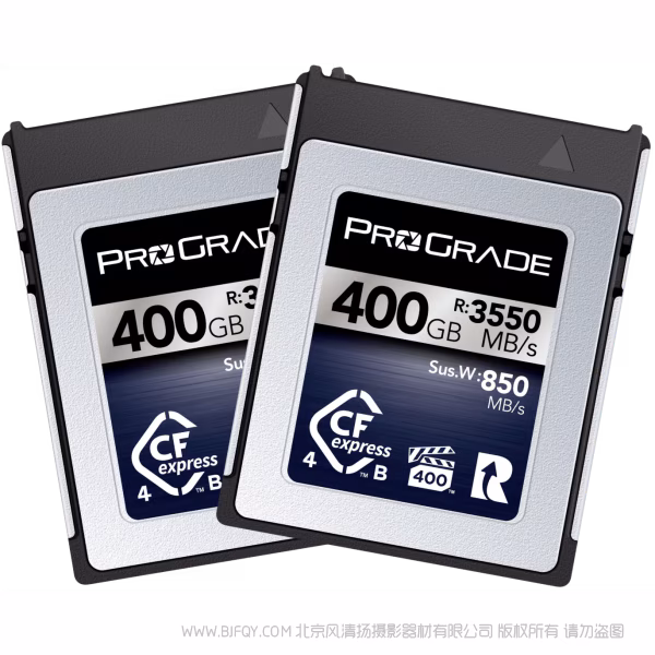 ProGrade 铂格瑞 CFEXPRESS TYPE B 4.0 R3000MB W1500MB Iridium CEB 铱系列卡 400GB 800GB 1.6TB