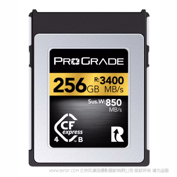 ProGrade 铂格瑞 CFEXPRESS TYPE B 4.0 R3400MB W2400MB GOLD CEB 金卡 512GB 1TB 2TB