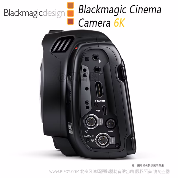 BMD Blackmagic Cinema Camera 6K  BMCC6K 6048 x 4032全画幅高分辨率HDR传感器、双原生ISO、L镜头卡口、CFexpress Type-B