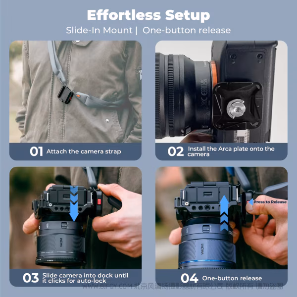 Freewell 菲尔威 FW-CSQR 腕带快装套装 Camera Strap Quick Release Clamp