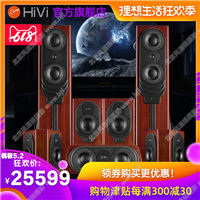 HiVi惠威D5 家庭影院5.2客厅电视音响系统环绕低音炮HiFi落地音响