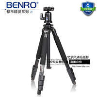 BENRO百诺 A550FBH1 都市精灵轻量便携 BH云台 相机三脚架套装