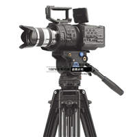 百诺BV6/4/8/10系列摄像三脚架摄像机液压阻尼云台摄影专业三角架