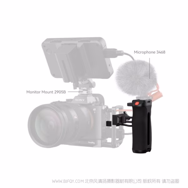 SmallRig斯莫格电控侧手柄（适配阿卡快装板规格) 5694