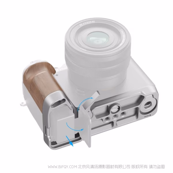 SmallRig 索尼 Alpha 7C II / Alpha 7CR 木头L型手柄 4796B