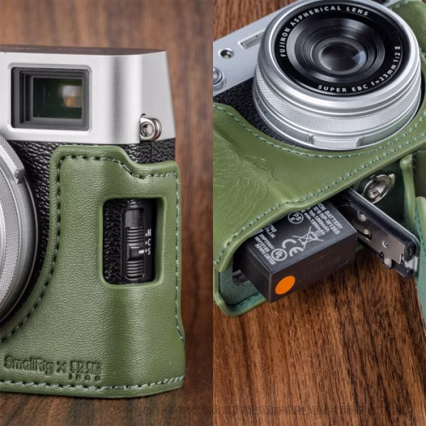 SmallRig斯莫格「敦煌」半包皮套套件（适用于富士 X100VI）（绿色）5263