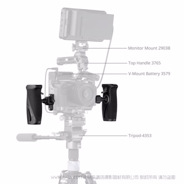 SmallRig斯莫格旋转滑槽侧手柄 5160