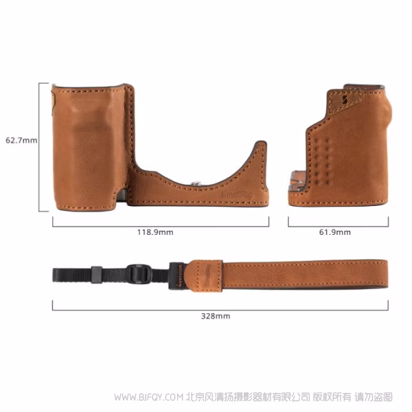 SmallRig 索尼ZV-E10 II 相机皮套套件（棕色）4889