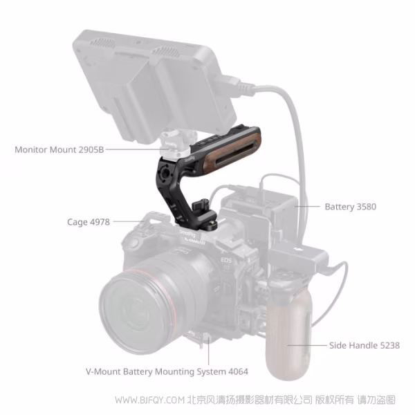 SmallRig斯莫格上提手柄（滑槽） 5251  