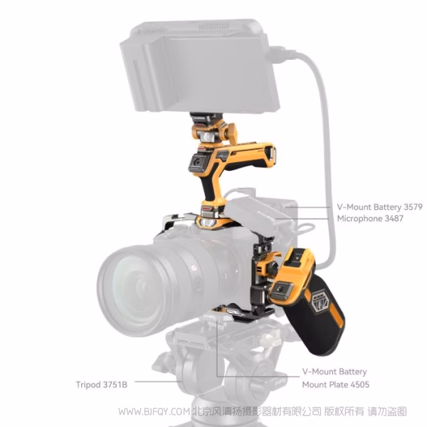 SmallRig斯莫格「迅鹰」快拆拓展框套件（适用于索尼 Alpha 7R V / 7 IV / 7S III）（进阶版）（大黄蜂系列）5518