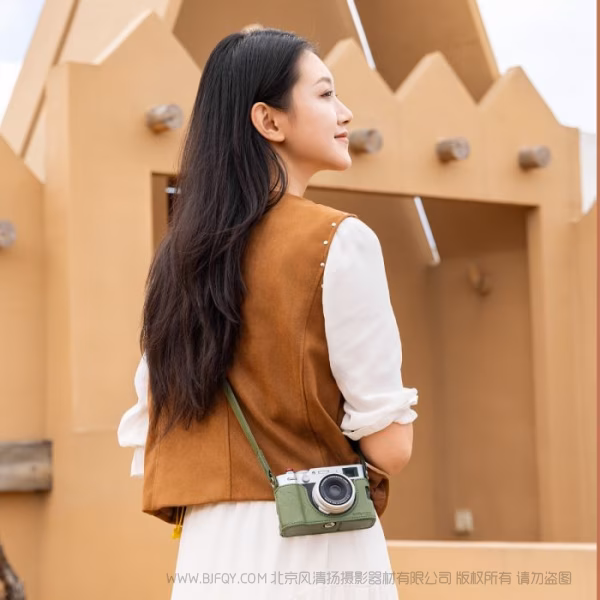 SmallRig斯莫格「敦煌」半包皮套套件（适用于富士 X100VI）（绿色）5263