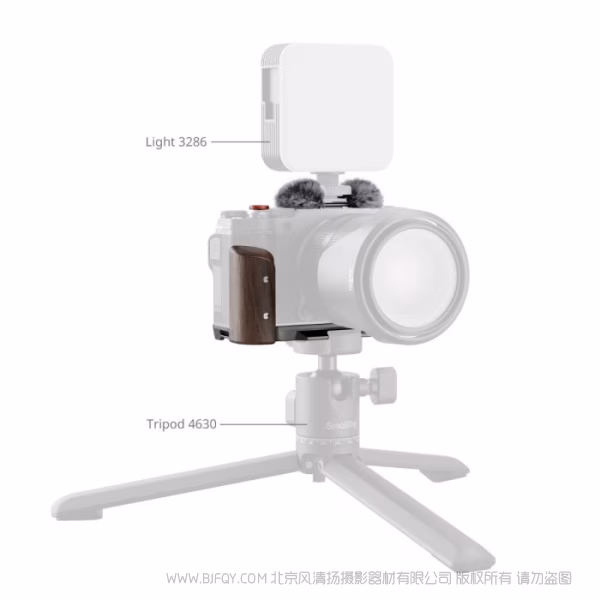 SmallRig斯莫格木头L型手柄 (适用于富士X-M5)（黑色）5260