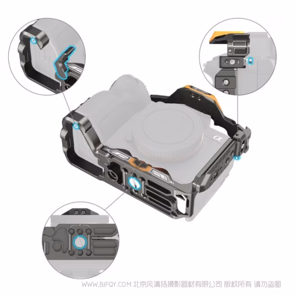SmallRig斯莫格「迅鹰」快拆拓展框套件（适用于索尼 Alpha 7R V / 7 IV / 7S III）（进阶版）（大黄蜂系列）5518