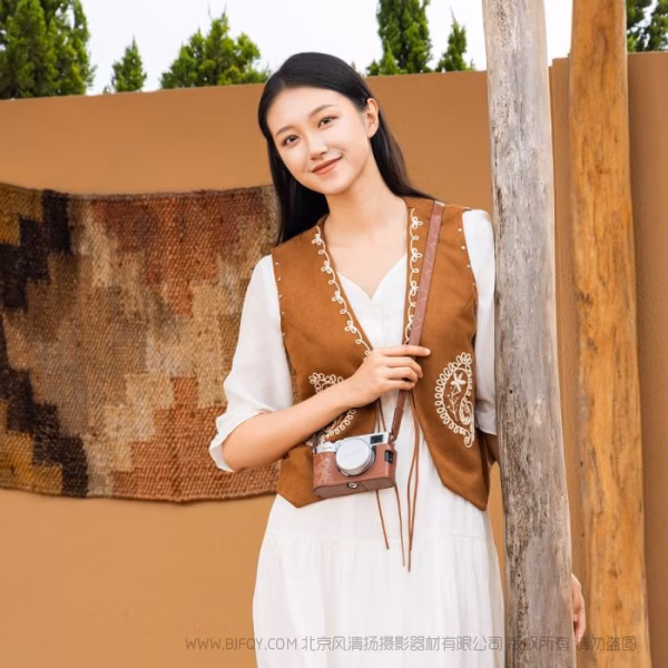 SmallRig斯莫格「敦煌」半包皮套套件（适用于富士 X100VI）（棕色）5264