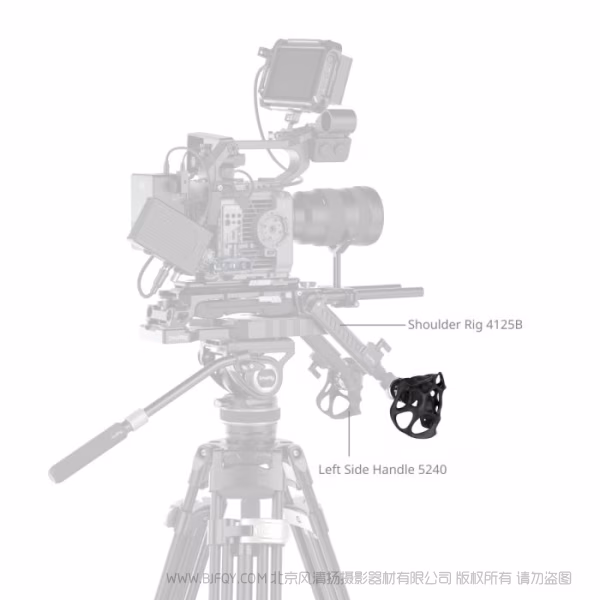 SmallRig斯莫格旋转侧手柄（右手，适配阿莱齿轮）5241