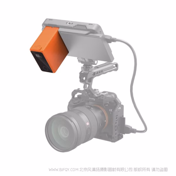 斯莫格 SmallRig适用 NP-F970 USB-C直充相机电池（橙） 4576AC