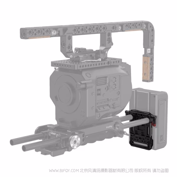 斯莫格 SmallRig 标准款V口电池挂板双管夹版 3016