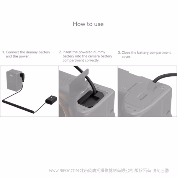 斯莫格 SmallRig D-Tap转适用FZ100假电池电源线 4253B