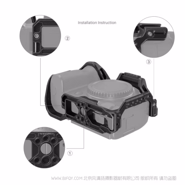 斯莫格 SmallRig斯莫格「黑曼巴」拓展框（适用于佳能 EOS R5 C / R5 / R6）3233B