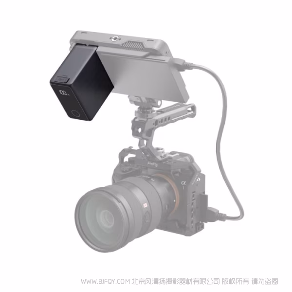 斯莫格 SmallRig 适用NP-F970 USB-C直充相机电池（黑） 4469AC
