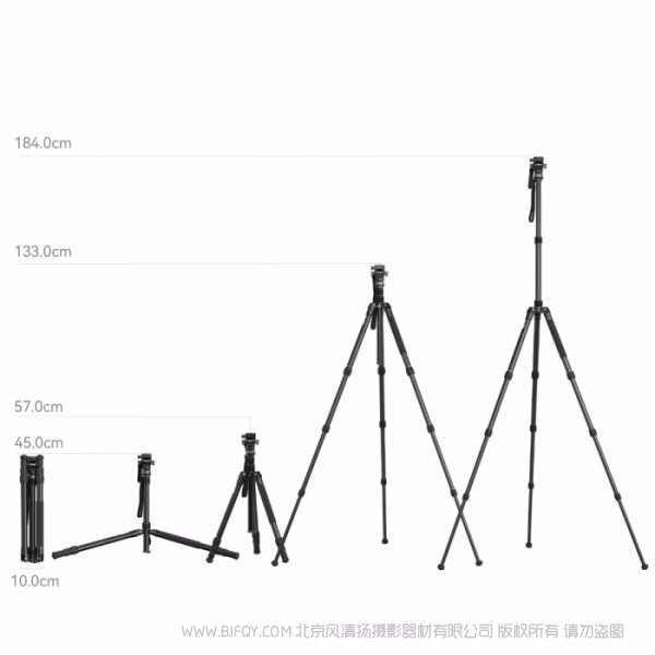 斯莫格 SmallRig CT190 微单视频三脚架套件 4319
