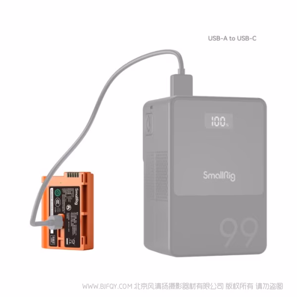SmallRig EN-EL15c USB-C直充相机电池（橙）4966