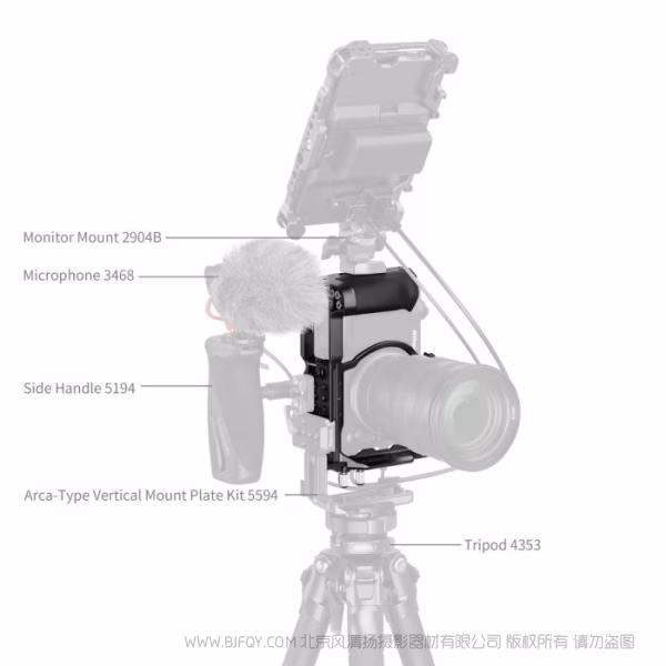 SmallRig斯莫格「迅鹰」快拆拓展框 (适用于尼康 ZR) 5904