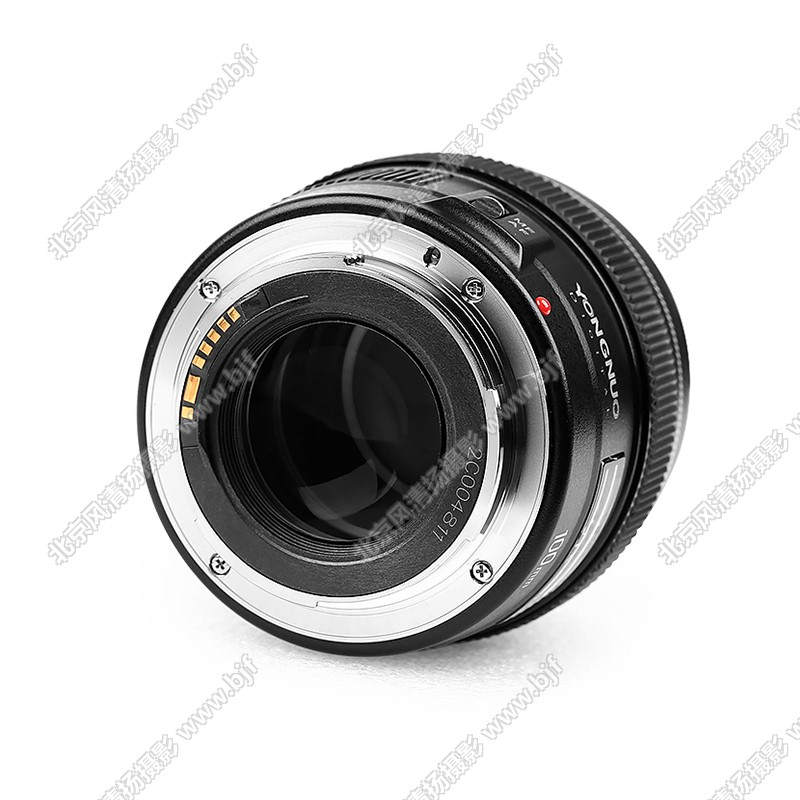 永诺yn100mmf2中远摄定焦镜头大光圈佳能尼康单反全画幅自动对焦